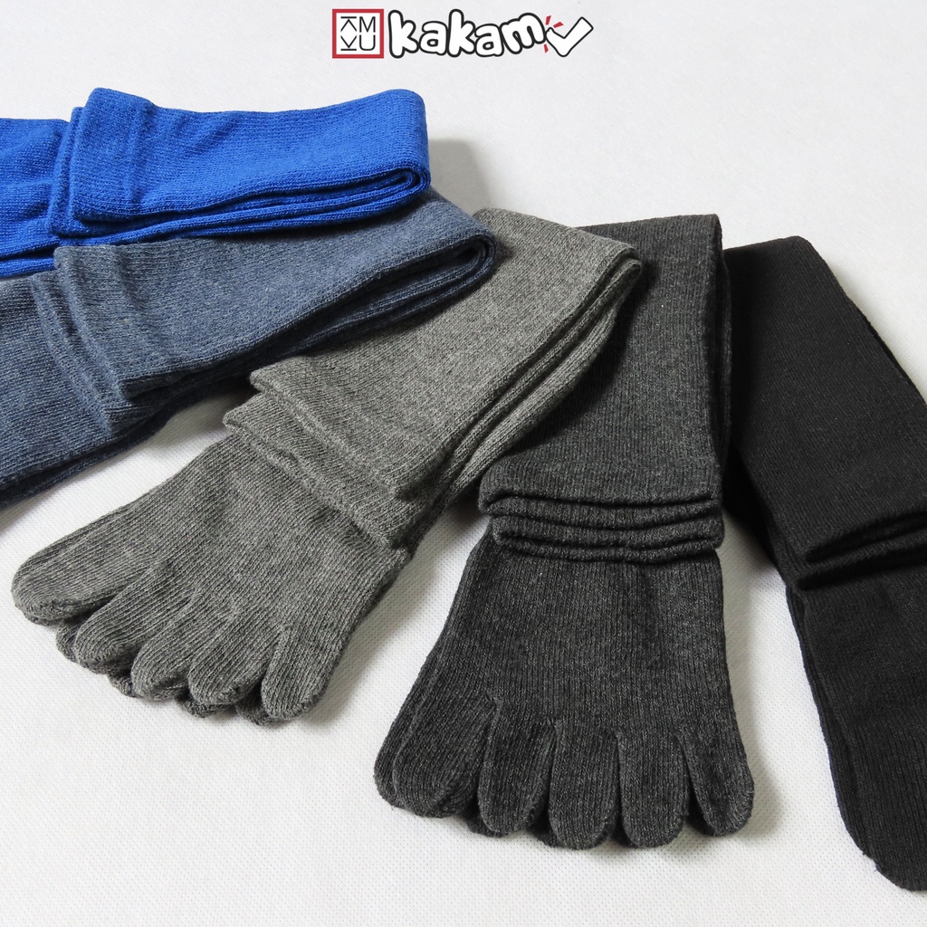 Kakamu Paket Kaos kaki Pria 5 Jari / Kaos kaki kantor 5 Jari Mix 12pcs