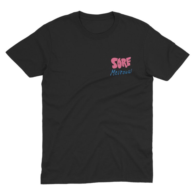 Tshirt SORE - MEVROUW (BLACK)