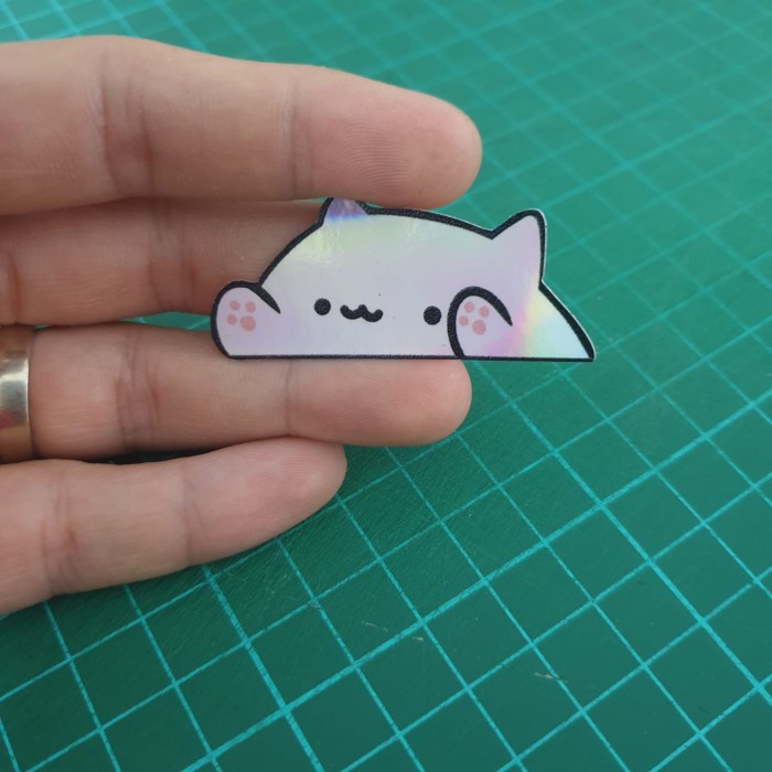 

Sticker Hologram Anime - PSH1173 - Kucing