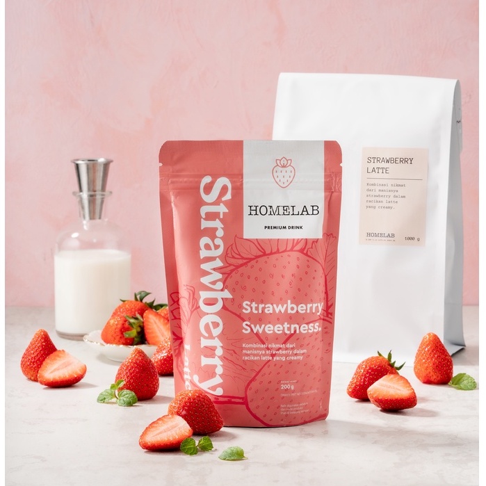 Bubuk Minuman STRAWBERRY LATTE - Premium Dr..... 4
