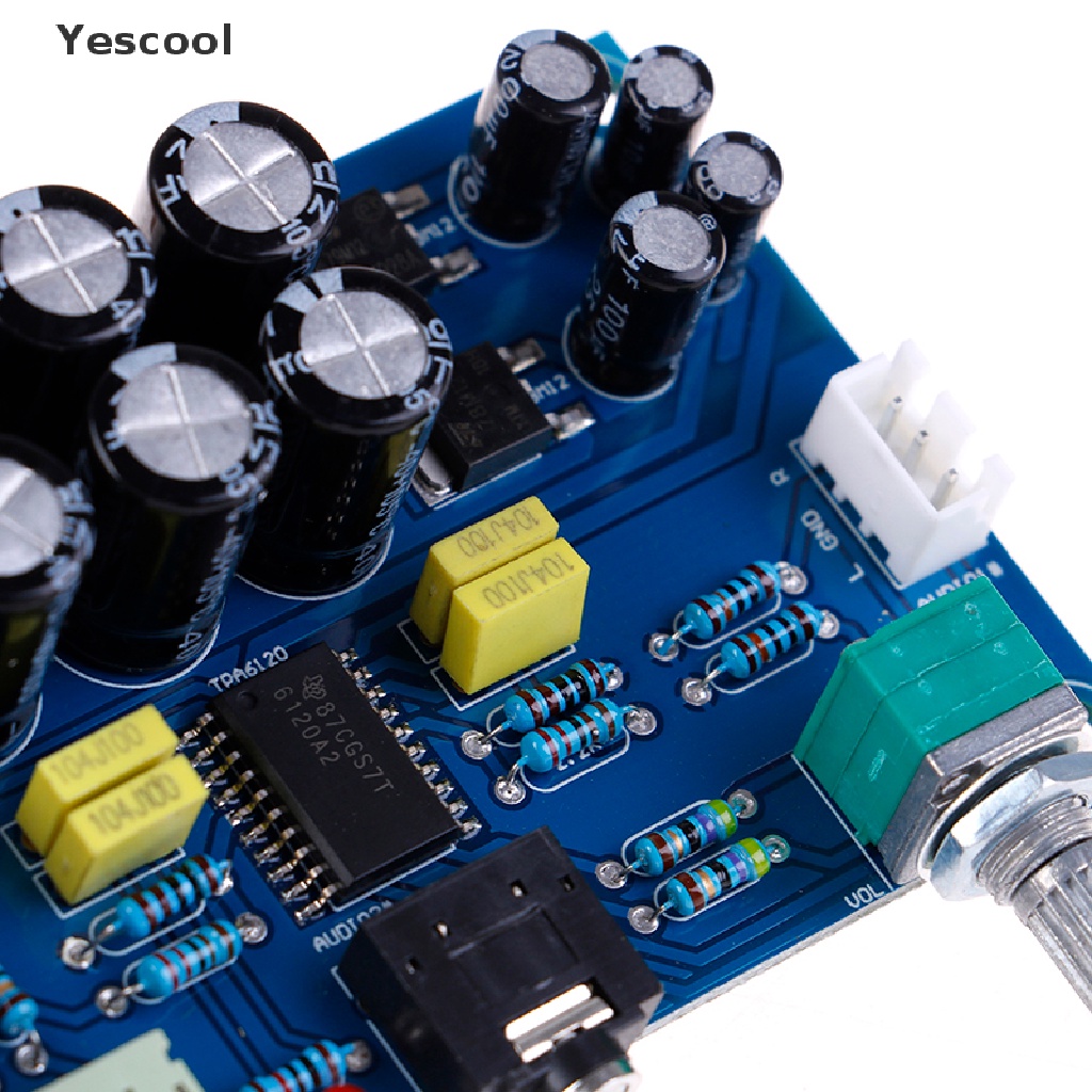 Yescool TPA6120 Board Amplifier Headphone HiFi TPA6120A2 Channel Ganda