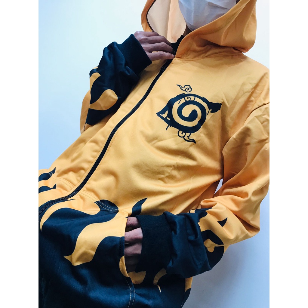 Jaket Naruto Kyubi Fullprint Anime Manga Naruto Premium Unisex