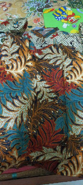 Tunik Turtleneck Anjani Tunic Batik Cantik Sogan Seragam Kantor Kerja Berkualitas Halus Modis Modern