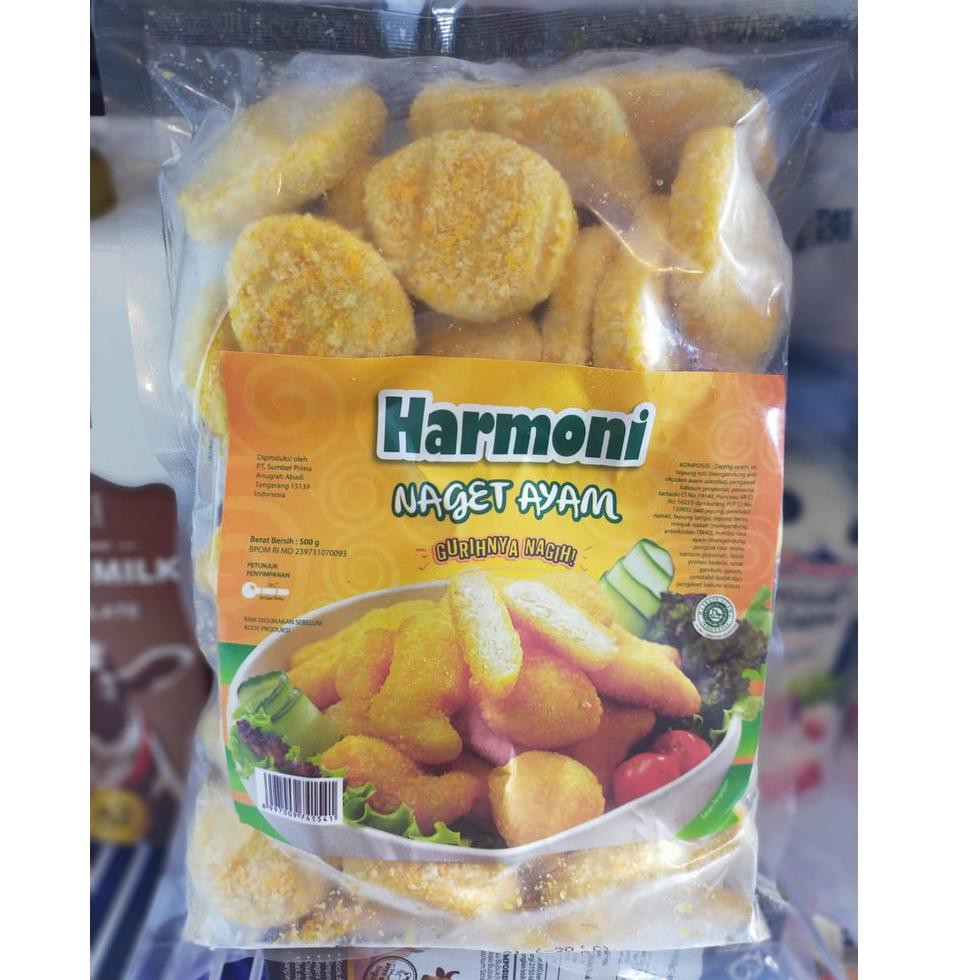 

Mutu t3rjamin Harmoni naget ayam 500 gram Etlase|O6C4
