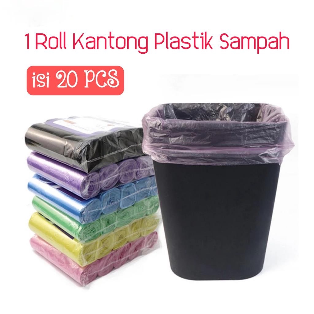 Jual Bst 1 Roll Kantong Plastik Sampah Gulungan 45x50cm Isi 20 Lembar 1roll Disposable 3798