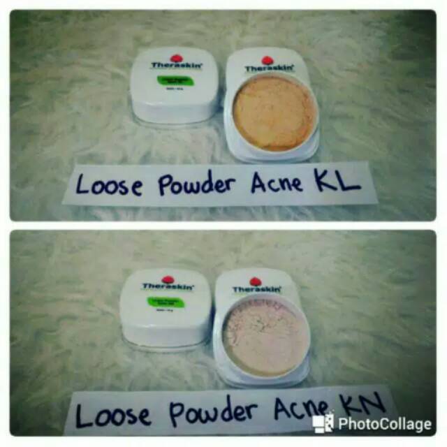 Theraskin loose powder acne KL dan KN