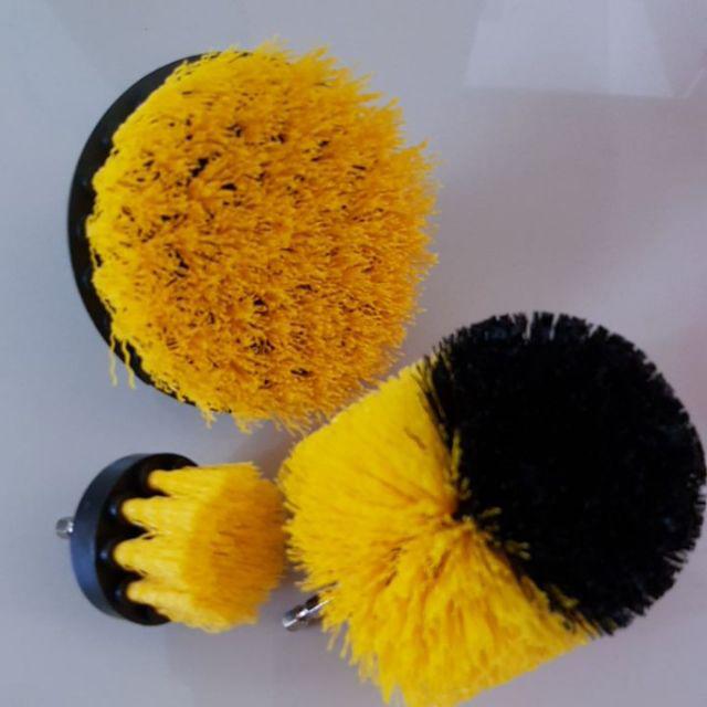 ✨top1 3 Pcs Power Scrubber Brush Drill Brush Clean For Home Surfaces Scrub Drill Kit