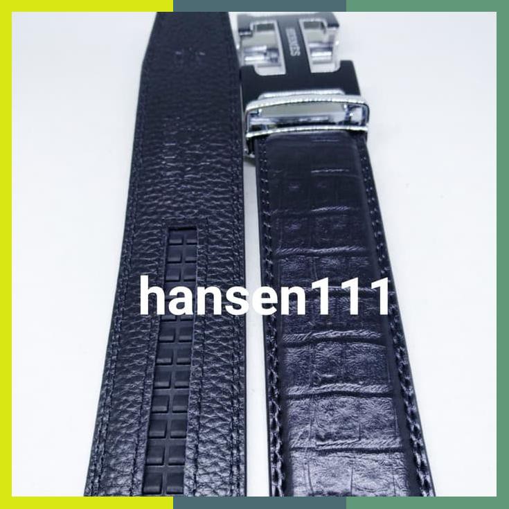 Tali Pinggang Sabuk Gesper Pria Hermes Model Rel Kulit