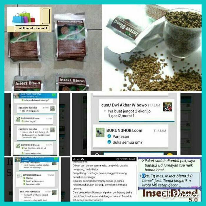 

F7Gfgh- Insectblend Pakan Pengganti Jangkrik Dan Kroto H8Tu667-