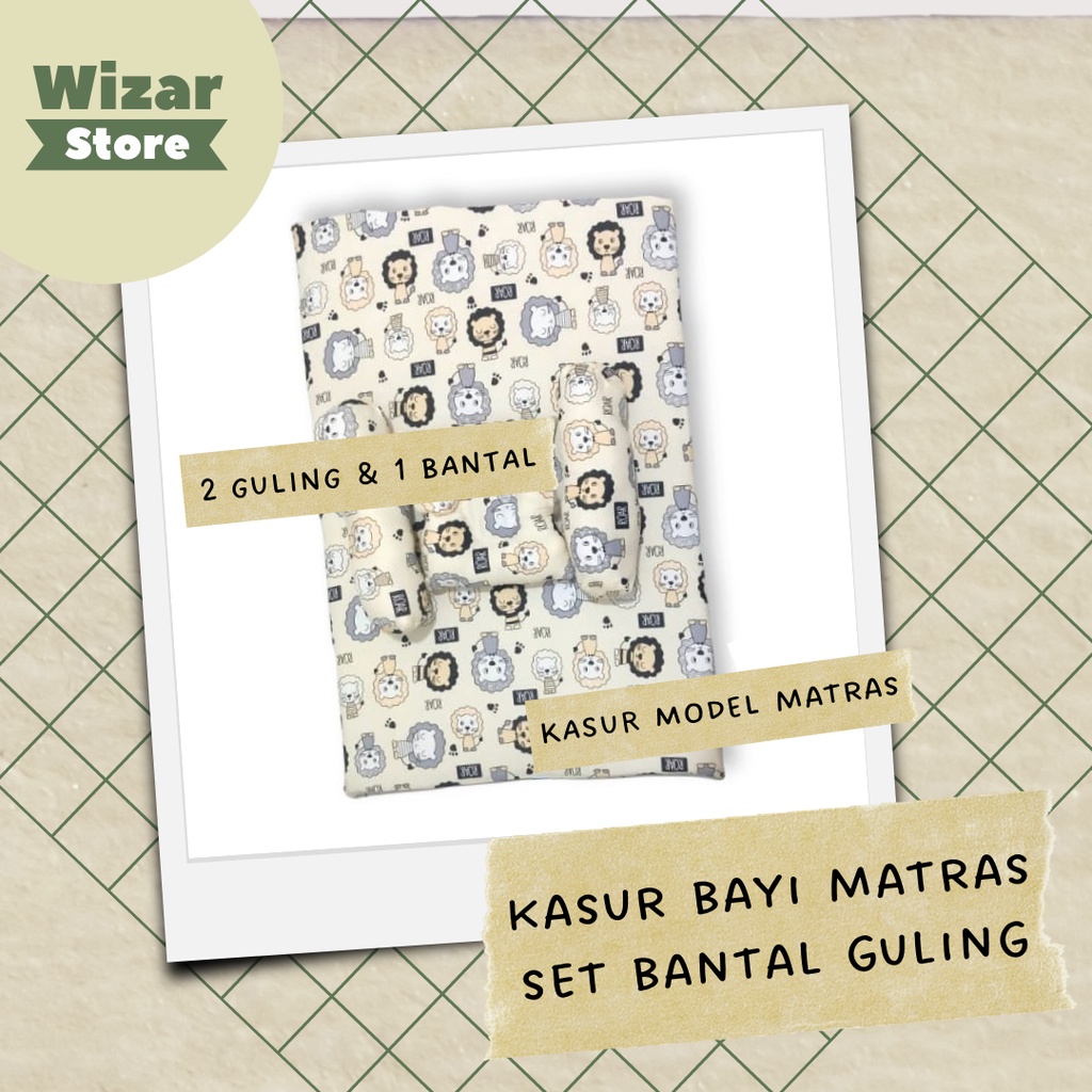 [MATRAS] BAYI TANPA KELAMBU 1 SET LENGKAP 2 GULING + 1 BANTAL PEYANG/KASUR BAYI /MATRAS BAYI