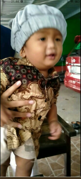 Promo Batik Couple Keluarga Sarimbit Sania Ruffle Batik Ori Ndoro Jowi Motif Seno Sakti