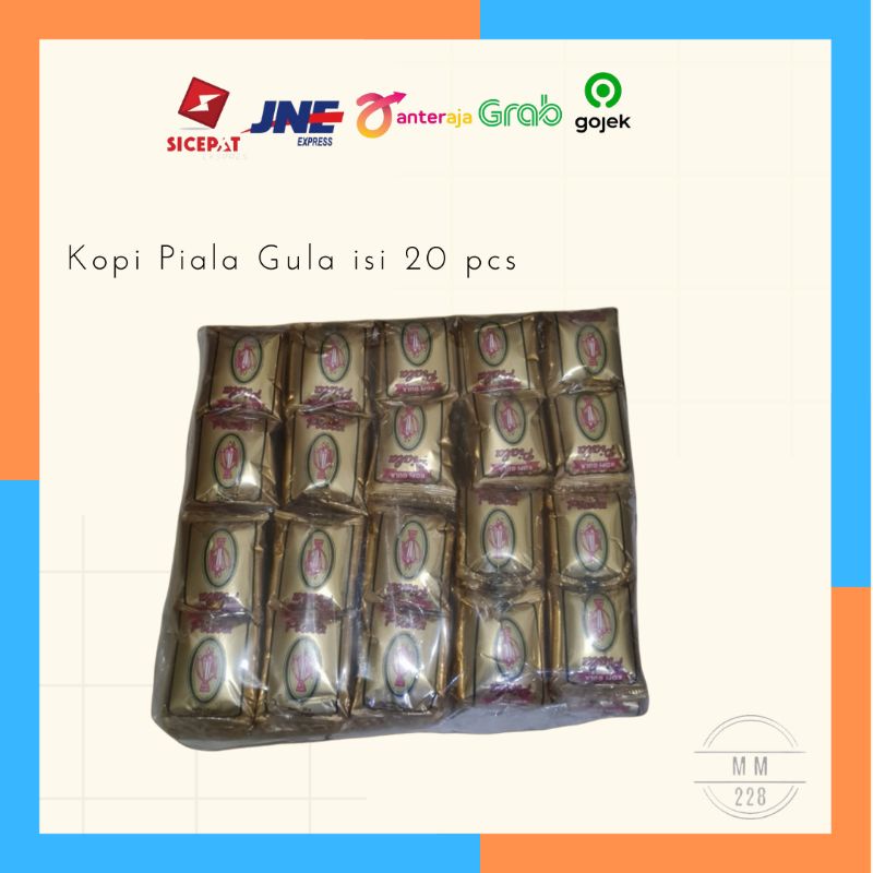 

Kopi Piala Gula kopi murah piala isi 20 pcs