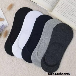 Kaos Kaki Pria Men Cowok Mini Pendek 1 Pasang Bawah Mata Kaki Semata Kaki Non-slip Anti Selip Invisible sock hidden sock Renda Ankle Olahraga Sport Nyaman Sekolah Kantor Kasual Jalanan Fashion Basic Dasar Polyester Bernapas