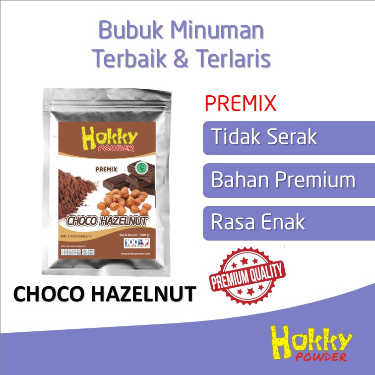 

Bubuk Minuman Bubble Powder Drink Cokelat / Choco hazelnut Coklat Hokky Powder 1kg