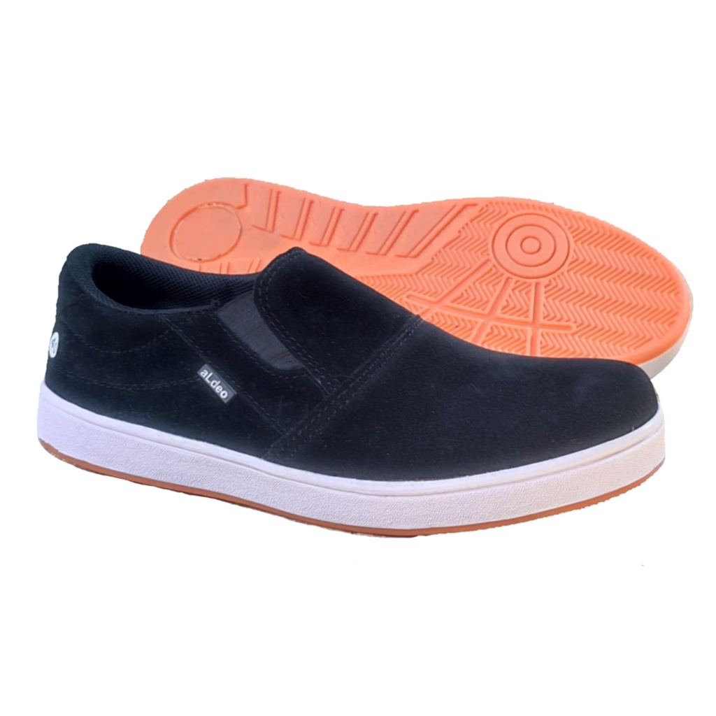 Sepatu Slip On Laki Laki Dewasa ALDEO SH01 Sneakers Casual Pria Tanpa Tali Terbaru Buat Gaya dan Santai