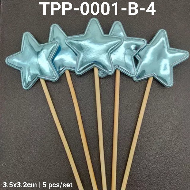 

GR-TPP-0001 CAKE TOPPER HIASAN KUE HATI BINTANG MAHKOTA ANEKA WARNA HEMAT