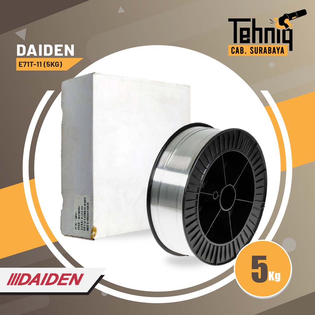 Kawat Las 5kg DAIDEN E71T-11 Self-Shield Flux Cored Wire