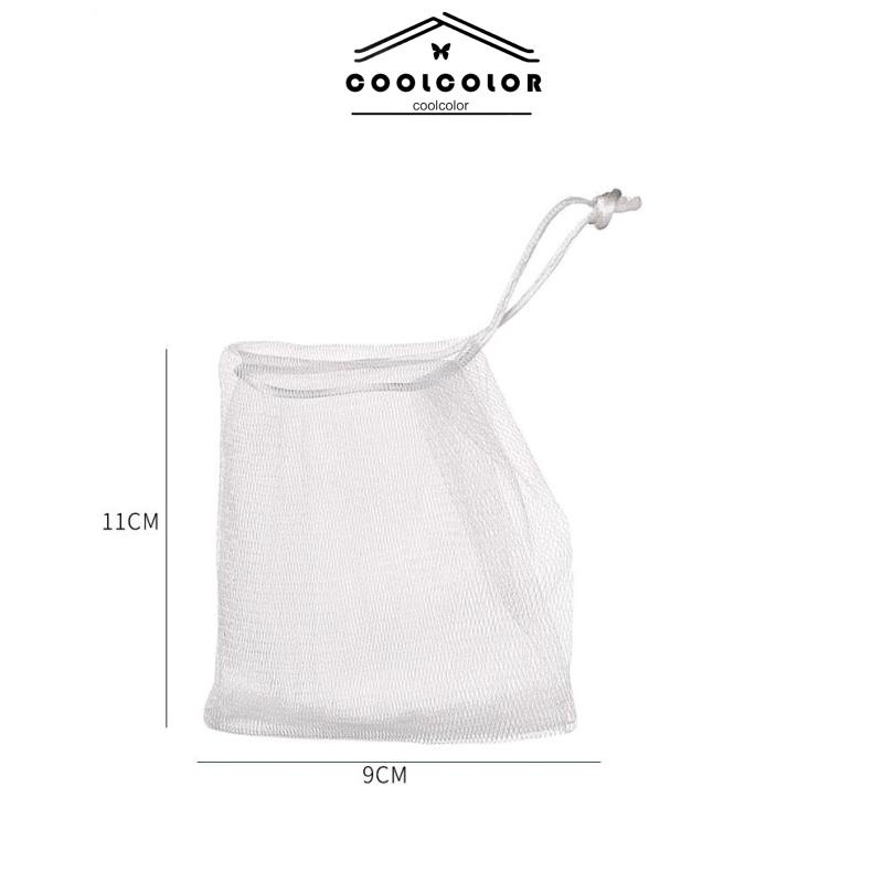 COD Foaming Mesh Pembersih Wajah Cleansing Mesh Handmade Soap Mesh Bag- cl