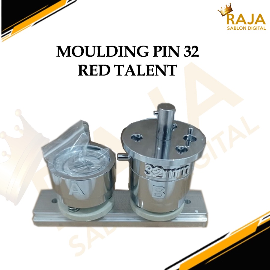 Moulding Mesin Pin Red Talent ( 32 mm, 44 mm, 58 mm, 75 mm, BB )