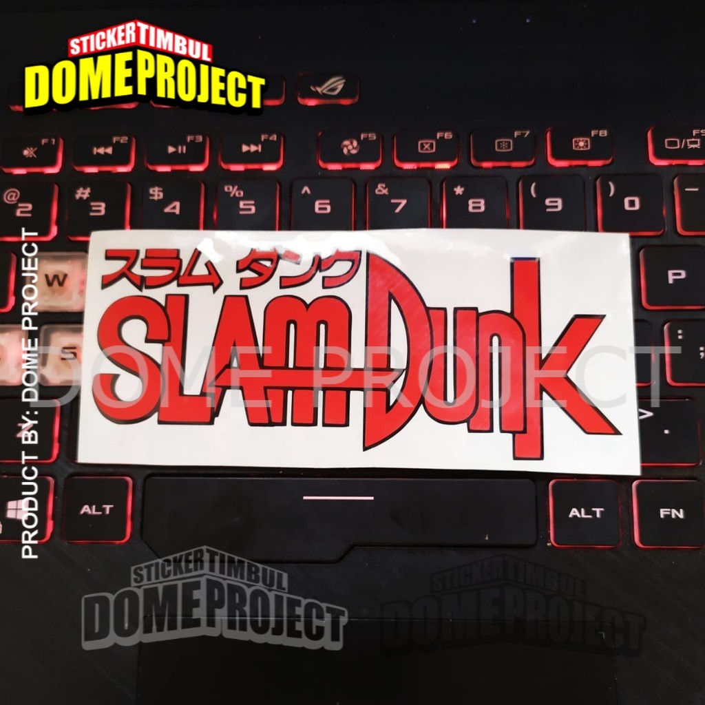 SLAMDUNK ANIME STIKER CUTTING SATUAN STIKER MOBIL OUTDOOR IMPORT