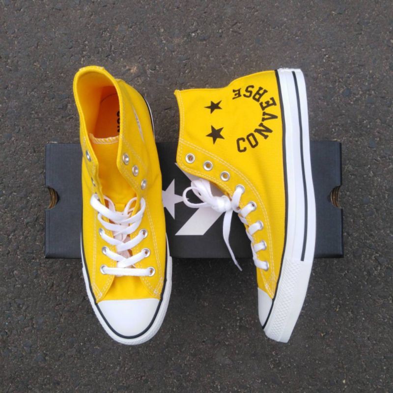 Converse CTAS Hi Smile Sunflower (167070C)  Original 100%.