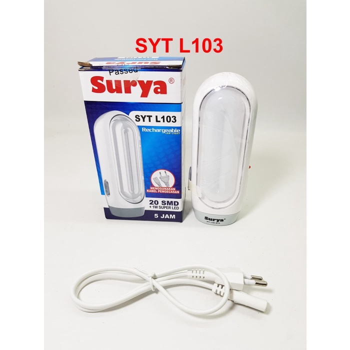 Senter Lampu SURYA SYT L101 / Emergency Lamp/ Lampu Darurat