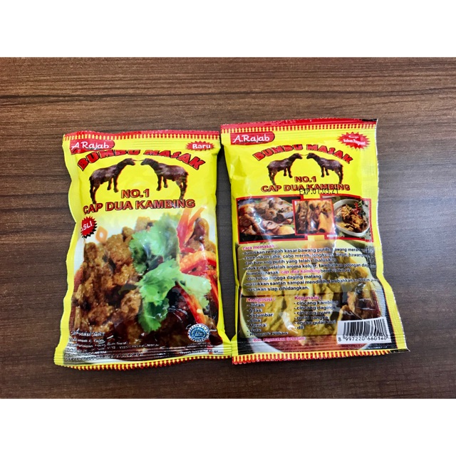 

Bumbu Masak Cap 2 Kambing A.Rajab