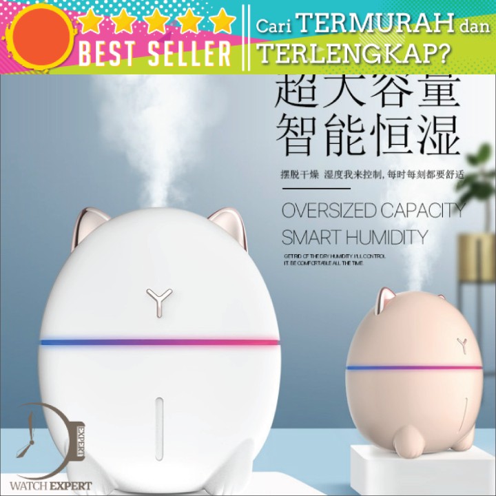 COD Pelembab Udara Penyejuk Ruangan Air Humidifier Aroma Therapy Night Light 200ml - HUMI DDM-1