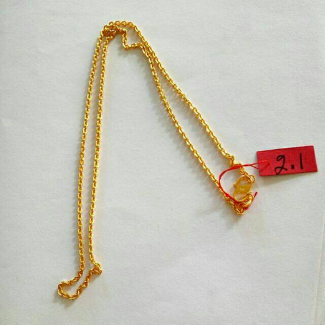  Kalung  Emas  asli model fancy 2  1 gram  Shopee Indonesia