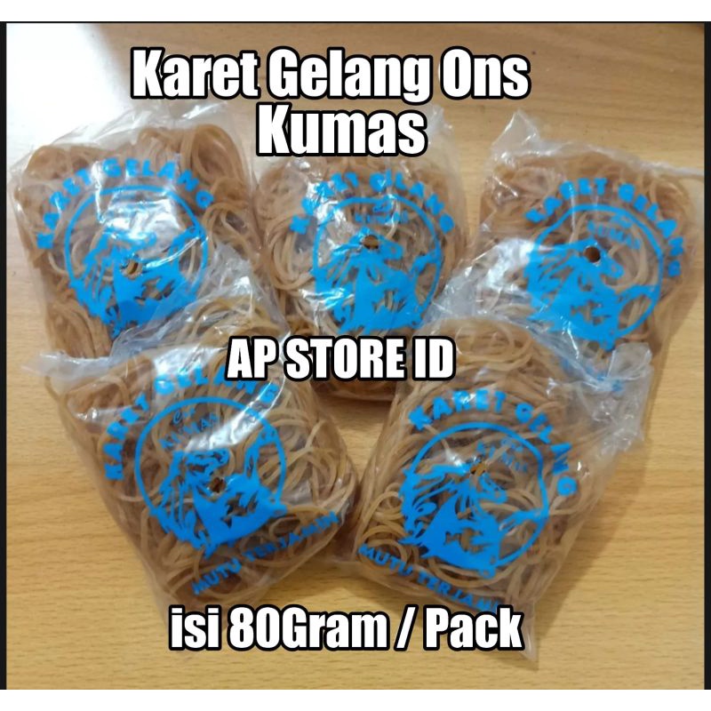 Karet Gelang Kuning Ons Kumas