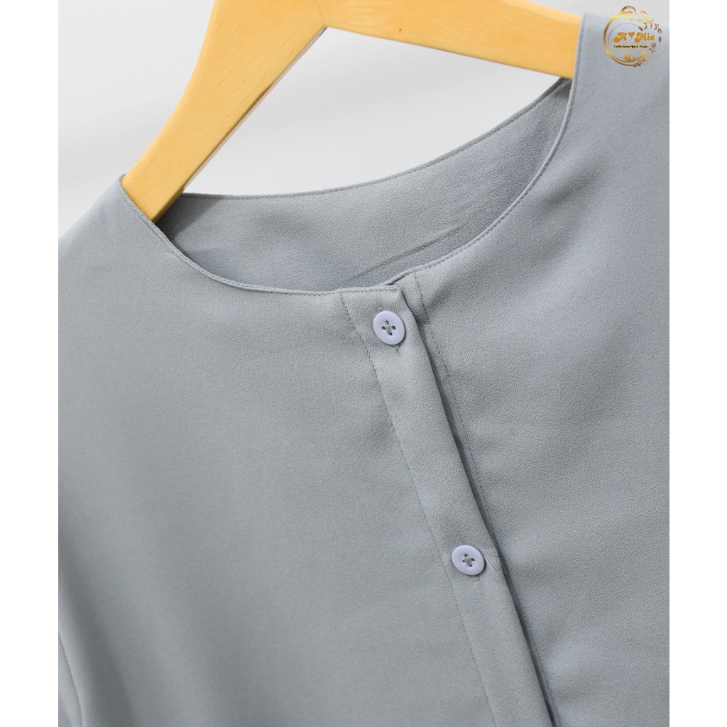 Kaila Set Grey | Baju Muslim Remaja Terkini | Tunik + Rok Semi Span | Gamis Muslimah Terbaru | OOTD Hijab | Baju Wanita | Abaya Polos | OOTD Korean Style | Casual | Dress Korea | Gamis Remaja Terbaru | Termurah | Terlaris | Dress Kondangan |OOTD Kondangan-4