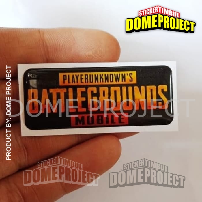 STIKER MOTOR TIMBUL EMBLEM PUBG STIKER RESIN TIMBUL LENTUR STICKER MOTOR AKSESORIS HP