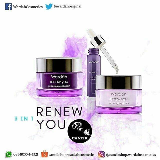 [TERLARIS] WARDAH Paket Renew You Anti Aging Series 3 in 1