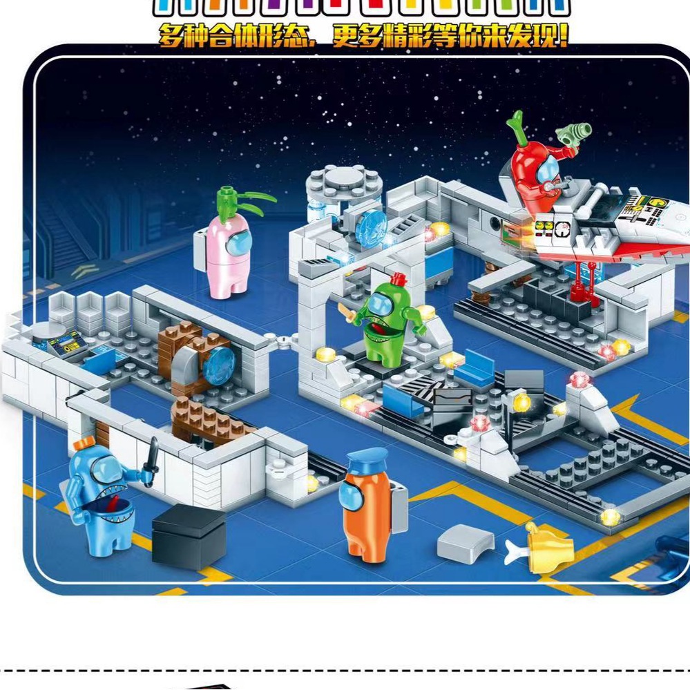 [tma]528pcs Mainan Anak Balok Susun Set 6 in 1