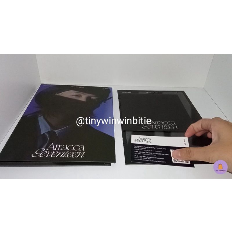 JEONGHAN BINDER + PC SVT ATTACA ERA