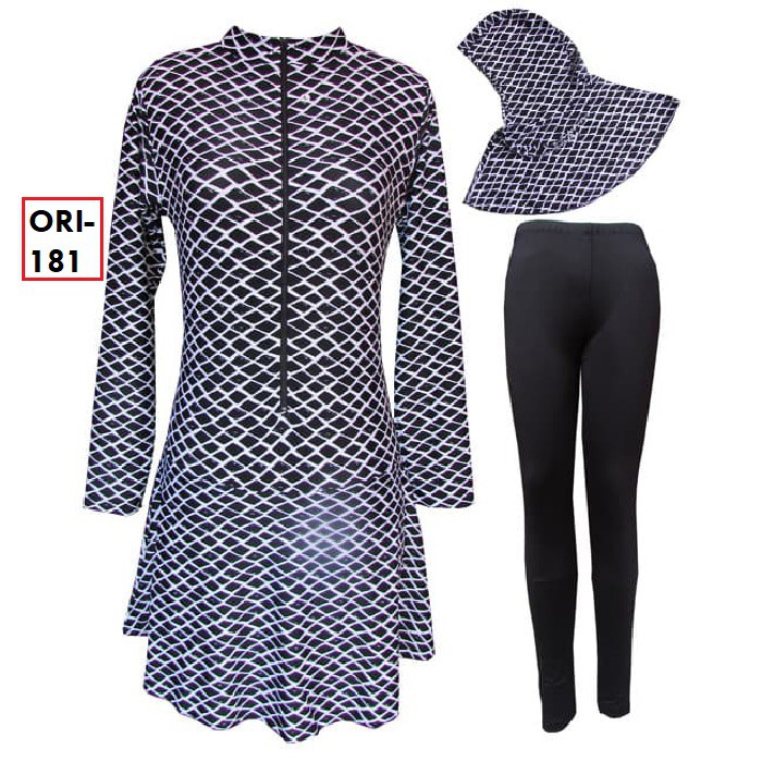 Baju Renang Muslimah Murah Shopee Motif Waffle Abstrak Baju Renang Muslimah Murah Shopee Motif Waffle Abstrak