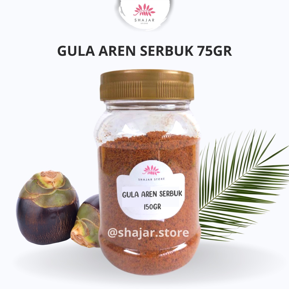 

Gula Aren Organik 150gr Murni 100% / Gula Semut Aren Organik ( Arenga Palm Sugar / Arenga Sugar / Palm Sugar) / pemanis alami bahan resep JSR