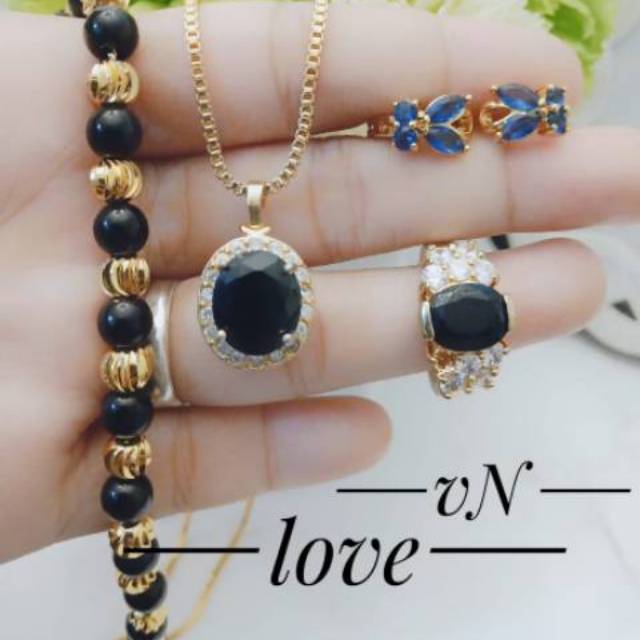 Xuping set perhiasan lapis emas 24k 2403