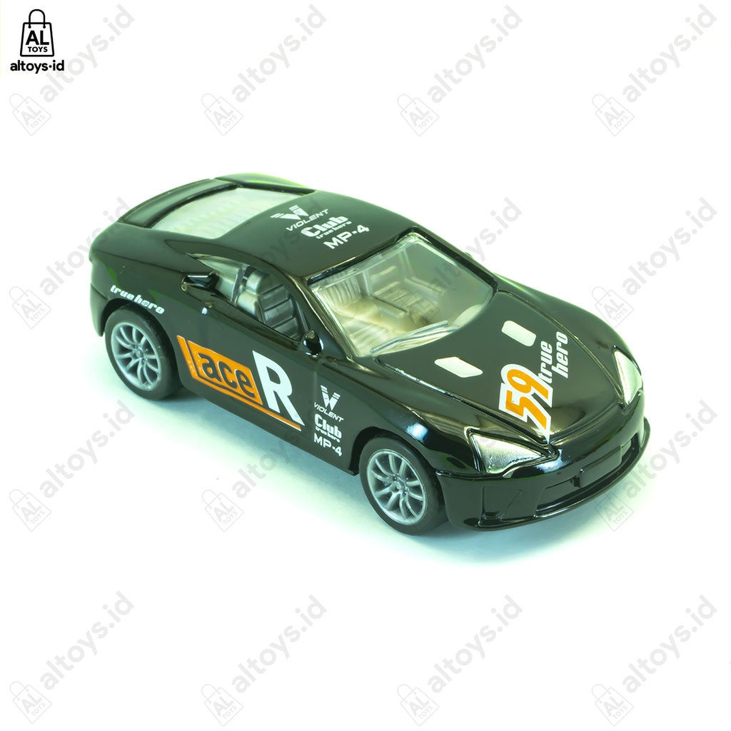 Diecast Mobil Sport Car Auto World Metal Alloy 1:64 Pullback  N01228B