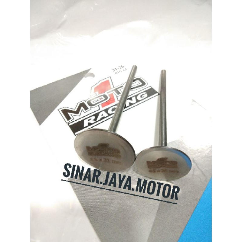 Klep Moto1 moto 1 31/26 Batang 4.5mm Original Not Swedia TDR BRT RC3