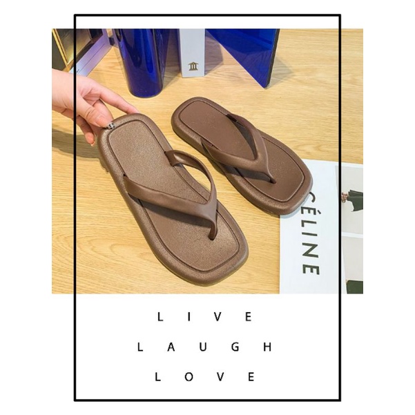 Fashion Korea Sandal Jepit Unisex Bahan Karet Import High Quality RF