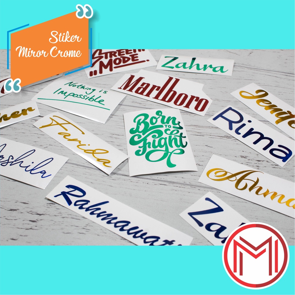 

STIKER CUTTING MIROR CROME