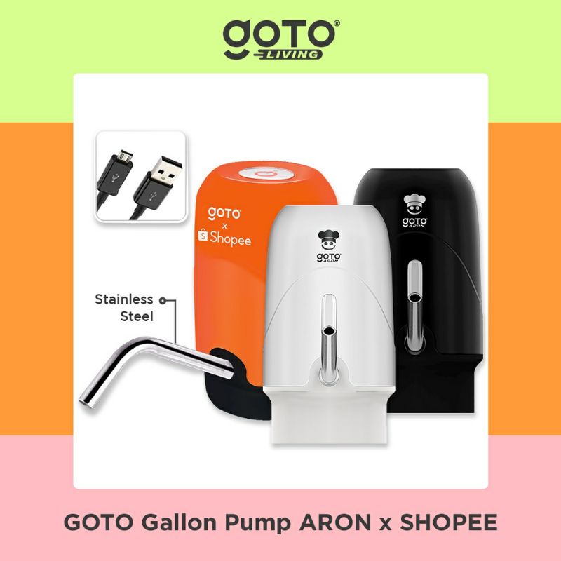 GOTO Pompa Galon Aron Elektrik Pump Electric LED