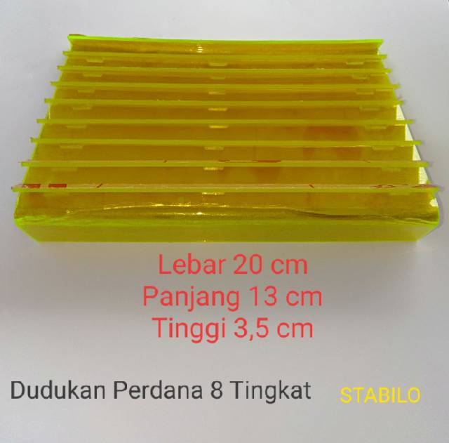 Dudukan kartu perdana 8 tingkat stabilo