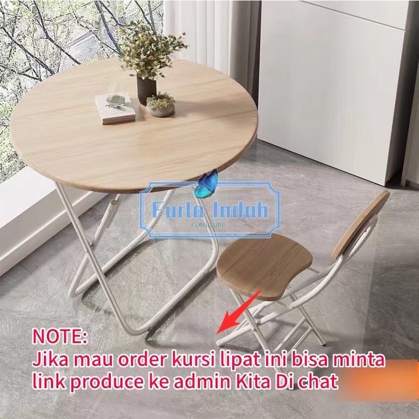 meja lipat meja makan minimalis meja makan lipat meja cafe meja teras TYPE L6/L8#