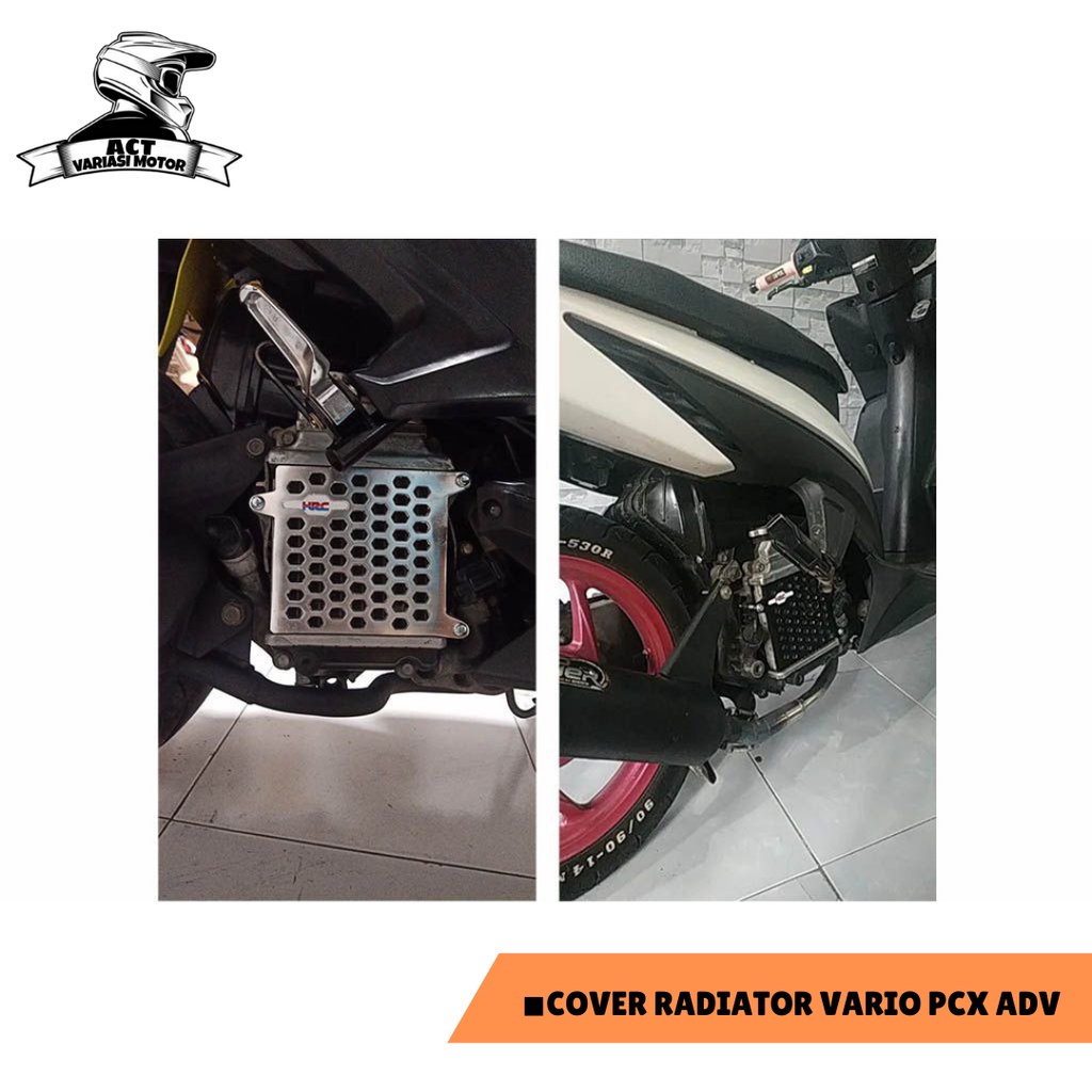 Cover Radiator Vario 110 Karbu Tutup Radiator Model HRC CNC 5 Variasi Warna