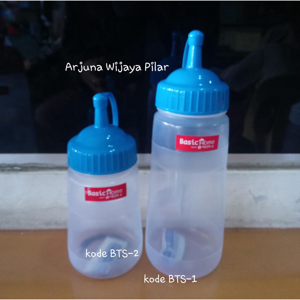 botol kecap Sauce Keeper 500ml &amp; 300ml - Botol Saus kecap BTS-1 BTS-2, Basic Home Lion star  TUTUP RANDOM