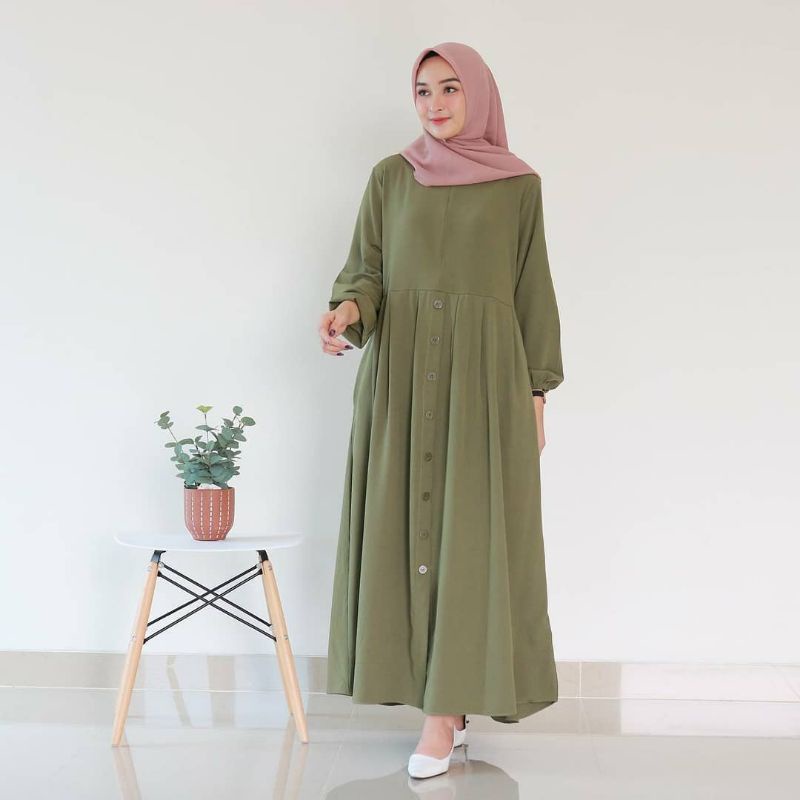 MAUDY DRES BAHAN MANGGOCREPE SIZE JUMBO L XL XXL XXXL XXXXL