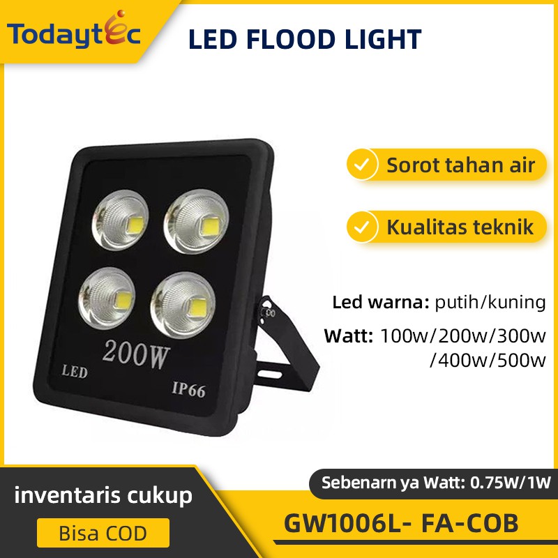 Lampu sorot 200watt flood light 200watt ip 66 LED (termurah)