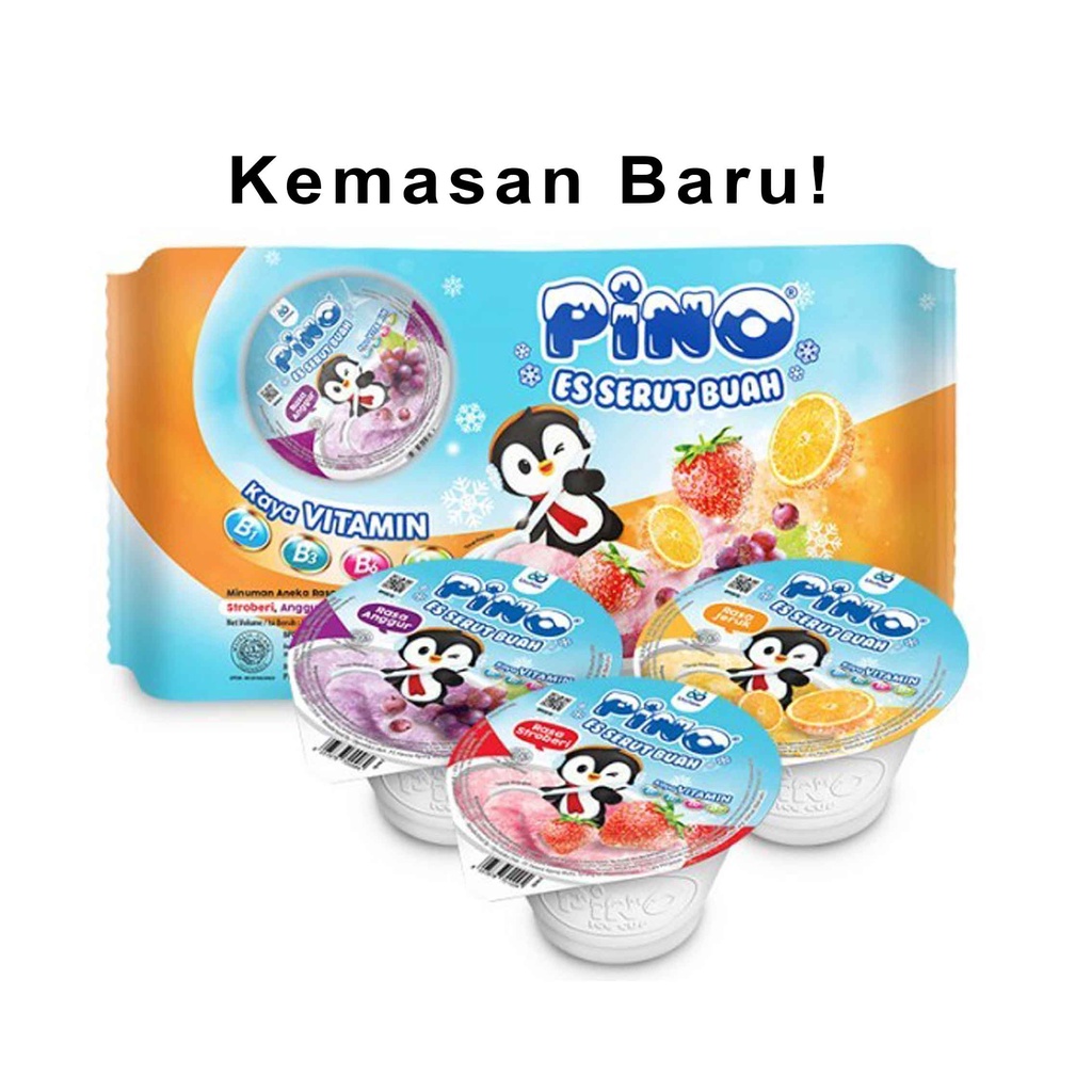 Pino / Ice cup / isi 6 cup / Minuman anak